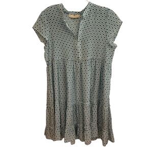 Paloma blue tiered mini dress, S